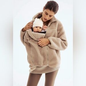 NWT H&M Babywearing Sherpa Fleece Jacket